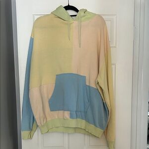 Urban Outfitters Pastel Patchwork Hoodie